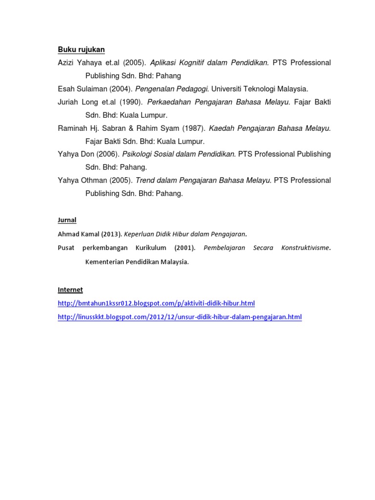 Rujukan | PDF