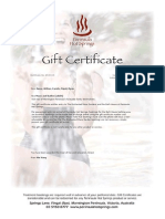 Certificate No: #143115 Valid Until: 26/9/2014 Validation Code: 992631