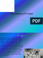 The History of Cricket 