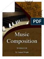 Music COmposition Book Template