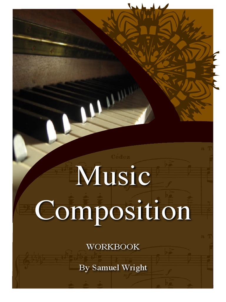 Music COmposition Book Template PDF