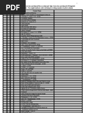 1-- Check Off List of Bible Study Tools