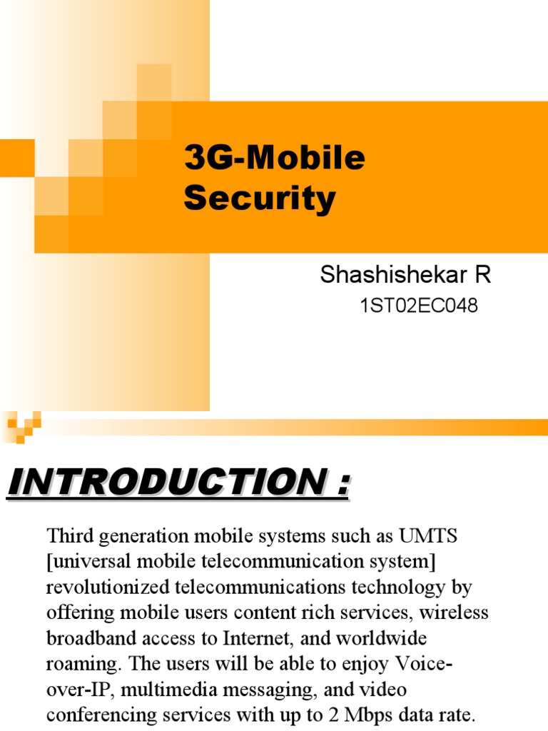 3G Mobile Security Insights | PDF | Telecommunication | 3 G