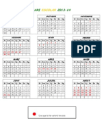 Calendari Escolar 2013-14