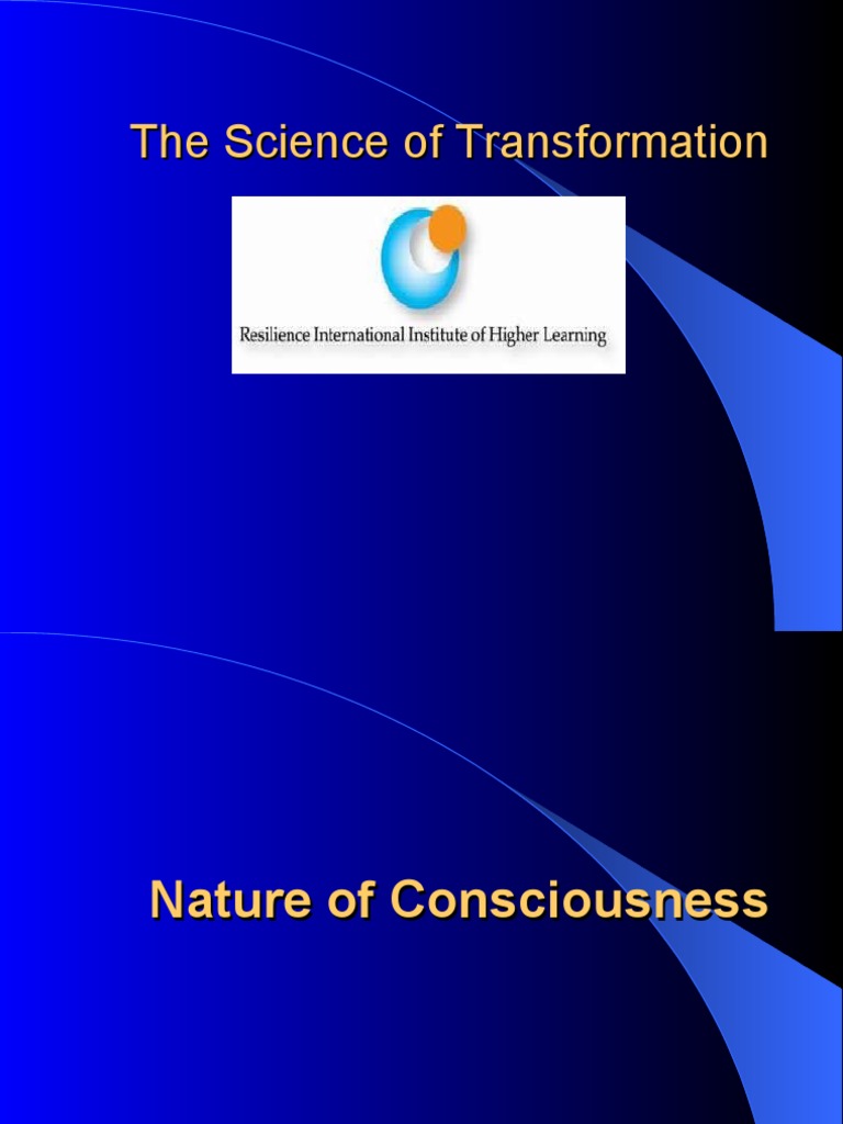 Consciousness and Transformation Insights | PDF | Nous | Mind