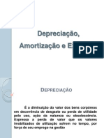 Depreciação, Amortização e Exaustão