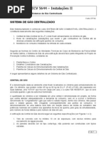 ECV 5644 - Sistema de gás centralizado