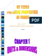 physical prop of foods