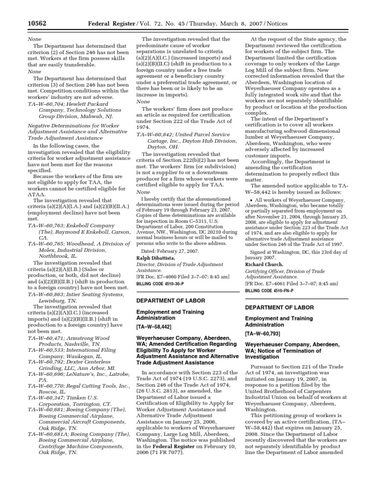 Department of Labor: 2007004061 | PDF