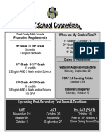 Promotion Requirements When Are My Grades Final?: 9 Grade 10 Grade