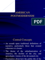 American Literature Postmodernism