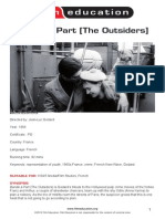 BANDE A PART (PG) 1964 FRANCE GODARD, JEAN-LUC     - 
    Study Guide to the film