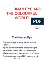 The Human Eye and The Colourful World: Anchli Singh, Class XA