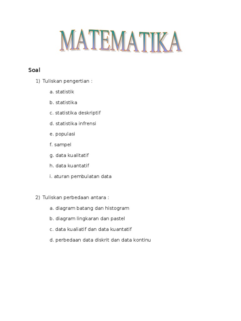 Pengertian Dan Contoh Data Diskrit Dan Kontinu Sumber Berbagi Data