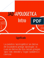 JADpologética I: Introducción