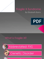 Burns Fragile X Syndrome
