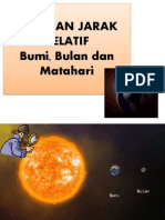 Skala Saiz Bumi Dan Matahari