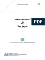 OFFPIPE WaveSpec User Manual 1.0.0