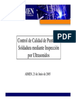 Control de Calidad: Inspecion de Puntos de Soldadura