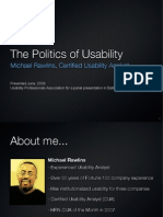 The Politics of Usability