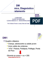 Aula 2 - DM (Quadro clínico, diagnóstico e tto)