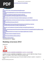 Download Banking Awareness 2013 - Free eBooks Download by Arunanshu Mohanty SN171197445 doc pdf