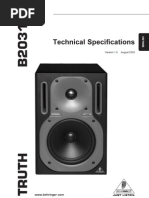 2680-B2031A Behringer Specs