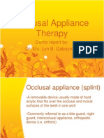 Occlusal Appliance Therapy