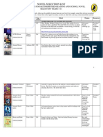 Download Novel Selection List by Discoverylibrary SN17120338 doc pdf