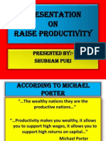 Ways To Raise Productivity