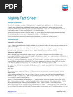 Nigeria Fact Sheet