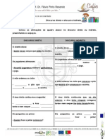 Discurso Direto Exercicios PDF