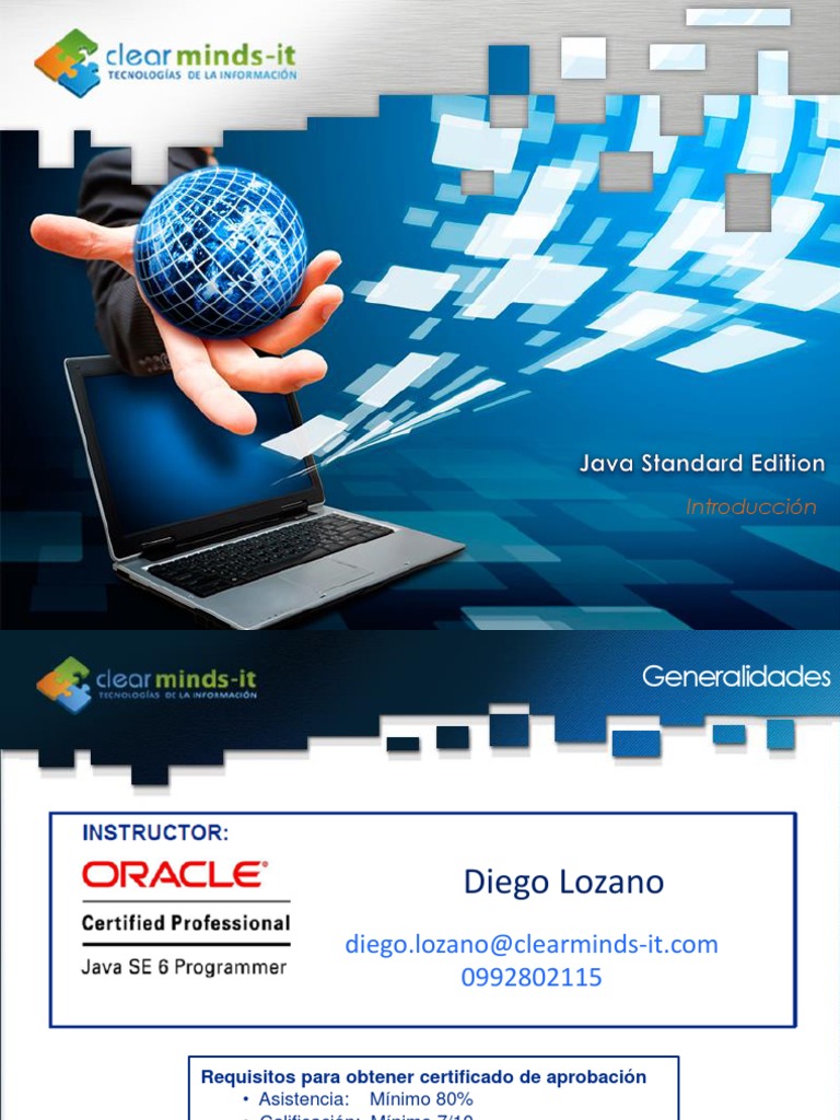 Introducción a Java Standard Edition | PDF | máquina virtual de Java ...