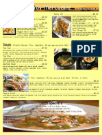 Aroy Thai Cuisine Menu