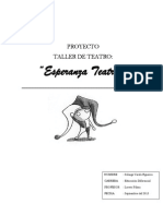 Proyecto de Taller de Teatro Microsoft Office Word