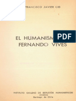 El Humanismo de Fernando Vives