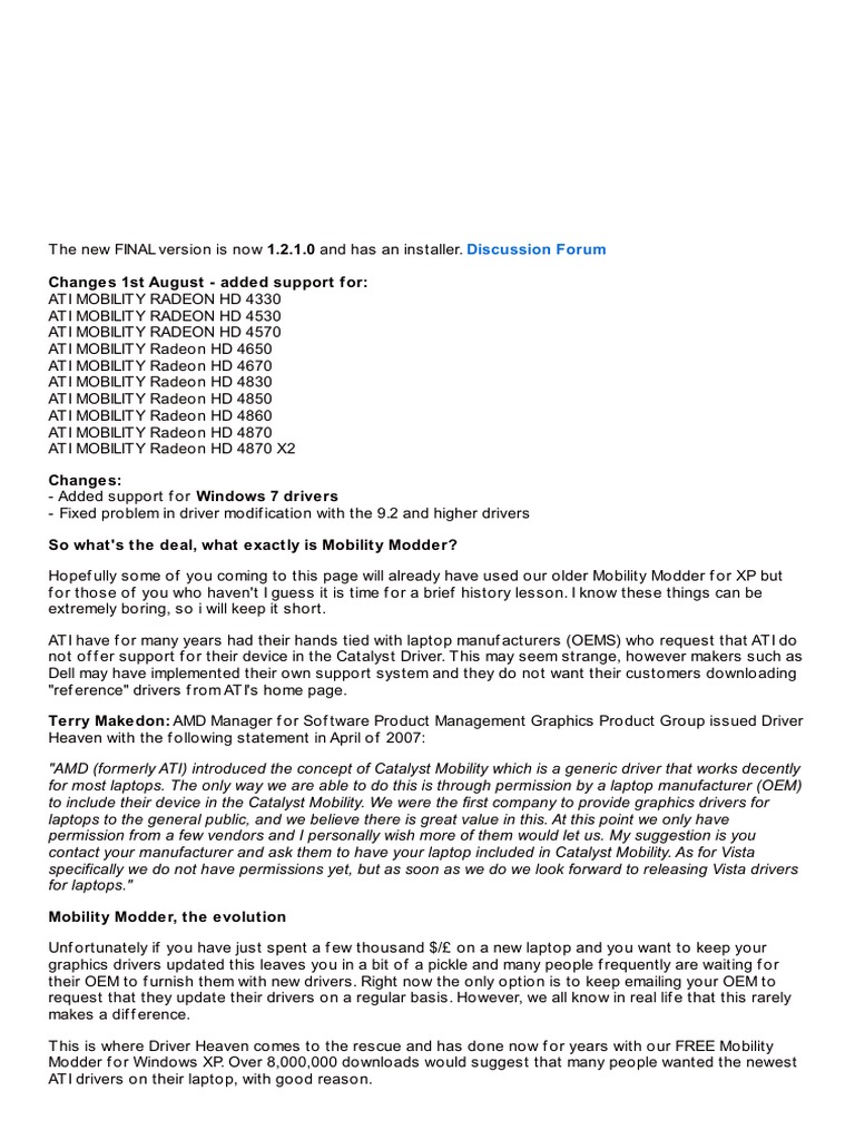 Ati Radeon Hd 4200 Driver