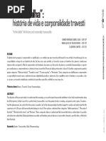 Na Batalha Corporalidade Travesti