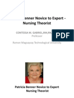 Patricia Benner Novice To Expert - Nursing Theorist