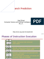 Branch Prediction: Joel Emer