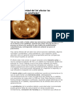 Puede la actividad del Sol afectar las comunicaciones satelitales.docx