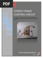 Stereo Toner Control Circuit