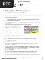 How To Share PDF Sticky Notes