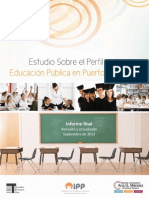 Estudio sobre el Perfil de la Educación Pública en PR[1]