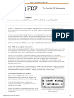 Is PDF An Open Standard