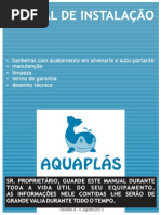 Manual Técnico de Instalação de Banheiras e SPAS