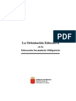 La Orientacion Educativa en La Educacion Secundaria Obligatoria