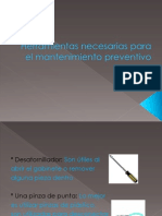 2-Herramientas Necesarias para El Mantenimiento Preventivo