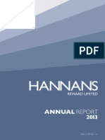 Hannans Annual Report 2013