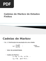 Cadeias de Markov de Estados Finitos